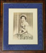 Royalty HM King Paul of Greece and HM Queen Frederica signed presentation portrait photographs