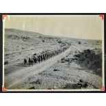 British Troop in Sharma Photographs all contained within an album, not stuck down, depicting British