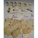 Large selection of Postcards and First Day Covers to include Bermuda Half and One Penny Postcards,