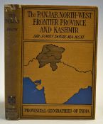 India and the Punjab Northwest Frontier Province and Kashmir Book 1916 Provincial Geographies of