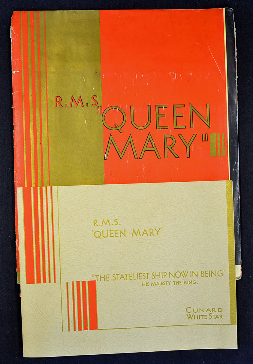 Maritime RMS Queen Mary Cunard White Star Souvenir Booklet 'The Stateliest Ship Now In Being' an