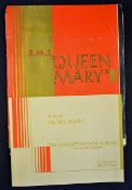 Maritime RMS Queen Mary Cunard White Star Souvenir Booklet 'The Stateliest Ship Now In Being' an