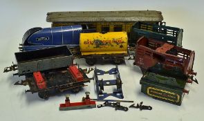 Hornby 0 Gauge Post-War Rolling Stock to include Open Wagon, Oil Tank Wagon (Shell Lubricating