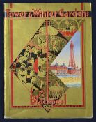 Entertainment Blackpool Tower & Winter Gardens Souvenir Programme 1933 a beautiful souvenir