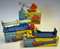 Selection of Corgi Commercial Vehicles 1101 Carrimore Car Transporter, 1128 Priestman Luffing