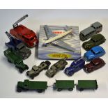 Dinky Toys Assorted Selection of Vehicles to include Flat Truck No.25c, Market Gardener's Wagon No.