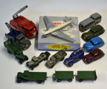 Dinky Toys Assorted Selection of Vehicles to include Flat Truck No.25c, Market Gardener's Wagon No.