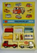 Corgi Gift Set 24 Constructor Set red, white, chassis, with 4 interchangeable backs, plastic milk