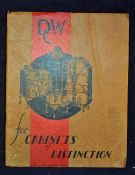 D. W. C. For Cabinets of Distinction Trade Catalogue c1930s a very attractive 34 page sales