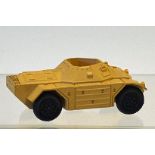 Dinky Toys Ferret Scout Car No.680 in desert colours, good condition, without box