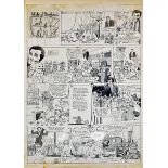 Original Comic Artwork Hand Drawn Michael Bentine's Potty Time Story Board Artwork in original Pen &