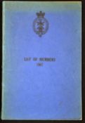 1947 The R&A St Andrews list of members booklet - in the original blue wrappers (edges son aided