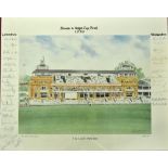 1990 Benson & Hedges Cricket Cup Final Lancashire CC vs Worcestershire CC Signed Limited Edition