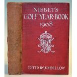 Nisbet's Golf Year-Book 1908 edited by John L Low, published London: James Nisbet & Co 1908, plus