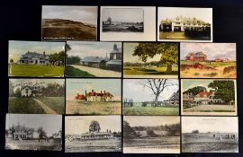 15 various golfing postcards in the London and South East region from the early 1900s onwards to