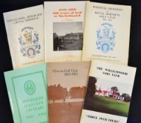 Collection of various Scottish Centenaries and Golf Club Hand Books (1x signed) including " 100