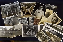 Large collection of informal photographs of Herbert Sutcliffe from the 1920s onwards to incl both