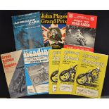 Collection of various 1960s/70s Speedway and Motor Cycle Racing programmes to incl 2x Aberdare