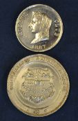 Real Tennis - 2x scarce silver medals from 1893 and 1900 both won by James Byng Gribble to incl