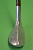 Fine and rare Standard Golf Co Mills patent "Pitching Mashie" MSD 3 model alloy wood