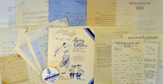 Henry Cotton Open Golf Champion collection of 1948 ephemera following the Open Championship