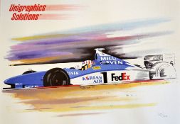 Motor Racing Ltd Ed signed portfolio - titled "Unigraphics Solution" by F Rohig number 45/500