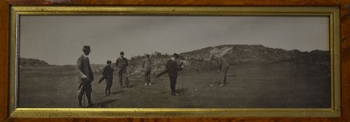 Earl Golfing Railway Publicity Photograph c1900 THE HOLY ISLAND LINKS, photographed by Alfred Hind