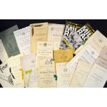 Large collection of Cycling racing ephemera from the 1930s onwards to incl dinner menus, programmes,