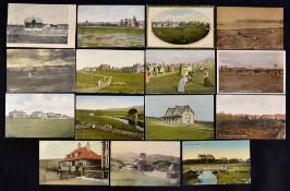 15x various Scottish golfing postcards from the early 1900s onwards to incl 2x St Andrews, dated