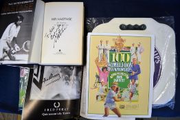 Wimbledon Lawn Tennis Champions signed programme and other related material  to incl 1993