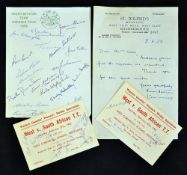 1959 South Africa Ladies Hockey Overseas autographs - on headed paper signed by 18 members of the