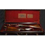 Fine pair of William Powell & Son Birmingham 12 bore lightweight sidelock ejectors in original