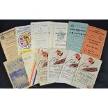 Cycle Racing 1946/47 programmes - collection of international and club cycling programmes mostly