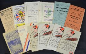 Cycle Racing 1946/47 programmes - collection of international and club cycling programmes mostly