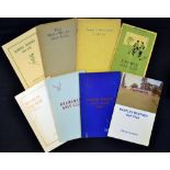 8x South West of England golf club handbooks from the 1930s onwards by Robert HK Browning, Tom Scott