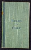 Scarce Royal Insurance 1st ed 1908 "Revised - Rules of Golf - as approved by the Royal and Ancient