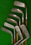 8x assorted putters to incl 3x Gems by J M Patrick Lundin Links, J MacPherson Elgin, D Anderson St