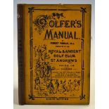 Forgan, Robert - 'The Golfer's Manual, including History and Rules of The Game with Hints to