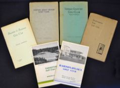 6x South West of England golf club handbooks from the 1920s onwards by Robert HK Browning, Tom Scott