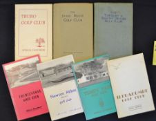 7x South West of England golf club handbooks from the 1930s onwards by Robert HK Browning, Tom Scott