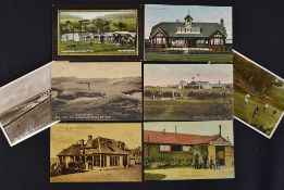 Interesting collection of English golf course golfing postcards from 1910 onwards to include 3x