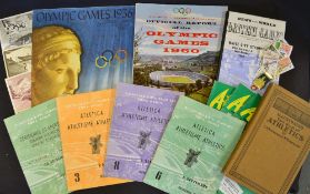 Collection of Olympic Games ephemera from 1936 to 1960 - to incl 1936 Olympic Games magazine no.