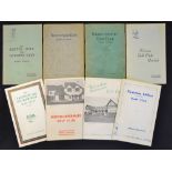 8x South West of England golf club handbooks from the 1930s onwards by Robert HK Browning, Tom
