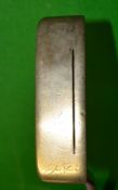 Rare Jack Nicklaus signature Ping Kushin manganese bronze putter - signed to the heel of the sole "