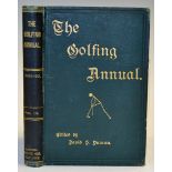 Duncan, David - 'The Golfing Annual 1889-90' Vol. III - published by Horace Cox, in green cloth