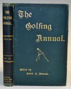 Duncan, David - 'The Golfing Annual 1889-90' Vol. III - published by Horace Cox, in green cloth
