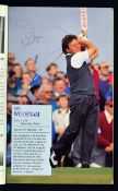 1992 Open Golf Championship extensively outstanding signed programme - played at Muirfield and