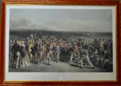 Lees, Charles (after) "THE GOLFERS - A GRAND MATCH PLAYED OVER THE ST ANDREWS LINKS 1844" colour