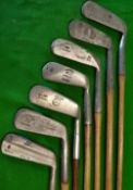 7x various putters to incl 2x Gems a Nap stamped Geo. Nicoll, 3x straight blades by Winton, C