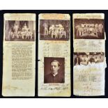 1880s collection of 6x rare and original cricket team photographs, 5x Amateur bicycle club